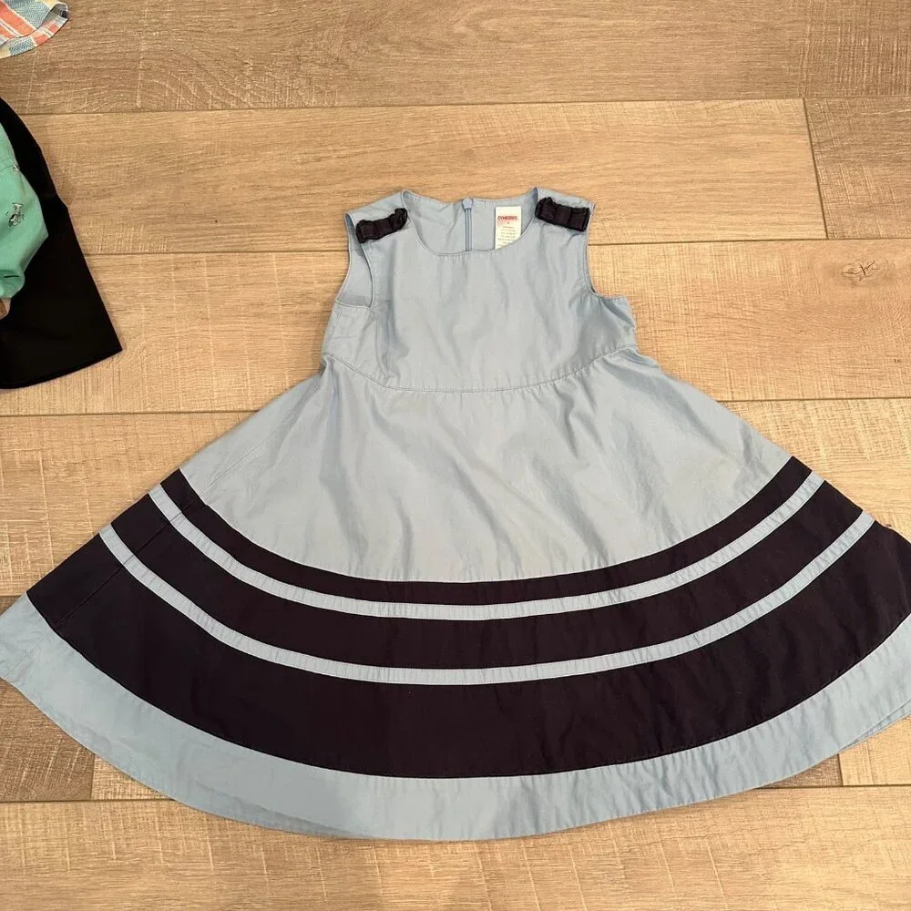 GYMBOREE GIRLS SIZE 5 BLUE DRESS
